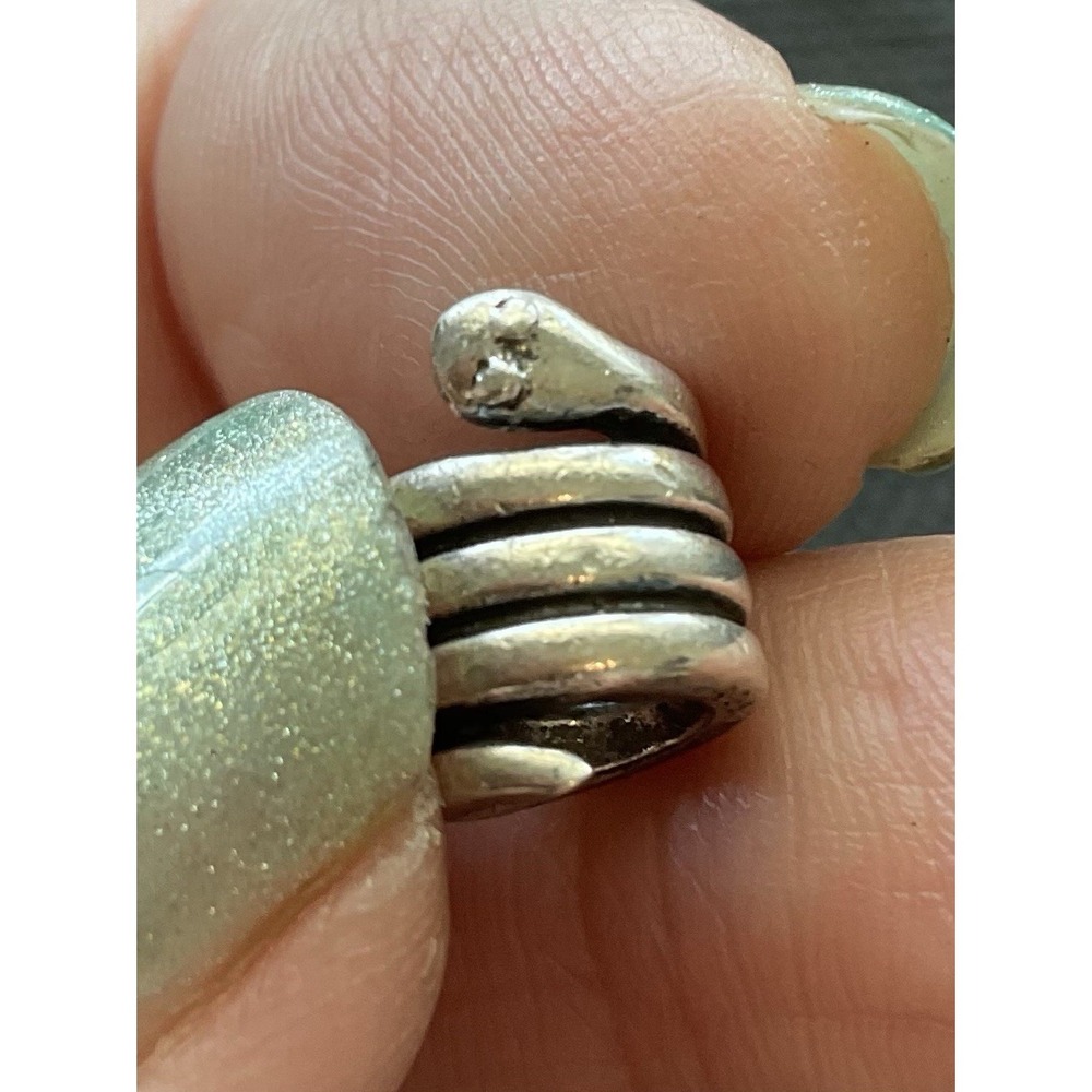 retired Pandora sterling silver snake charm ALE 925